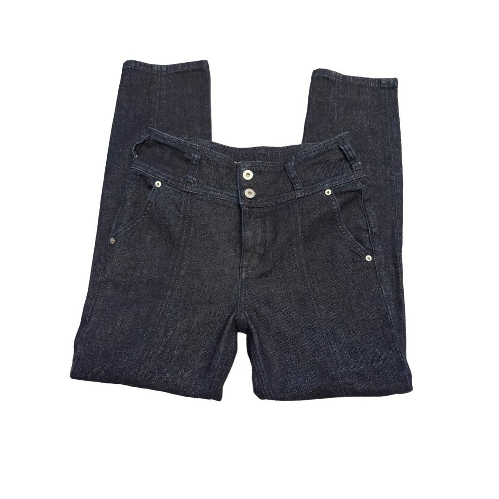 Pilcro and the Letterpress Anthropologie Denim Crop Skinny High Waisted Jeans 26